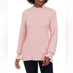 🌟NEW W/ TAGS🌟Crown & Ivy Ruffle Neck Sweater Size L